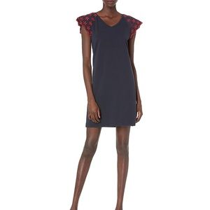 Tommy Hilfiger Women's Pique Eyelet Sleeve Dress Size XL